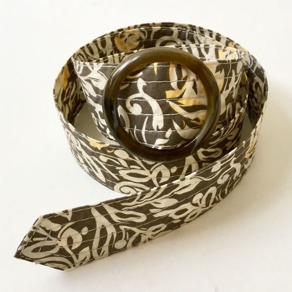 BELT. Floral Quilted Cotton, Vera Bradley Style - Picture 5 of 5